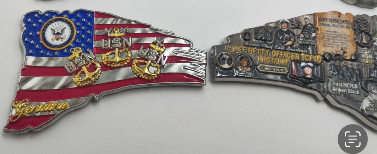 US Flag Challenge Coin