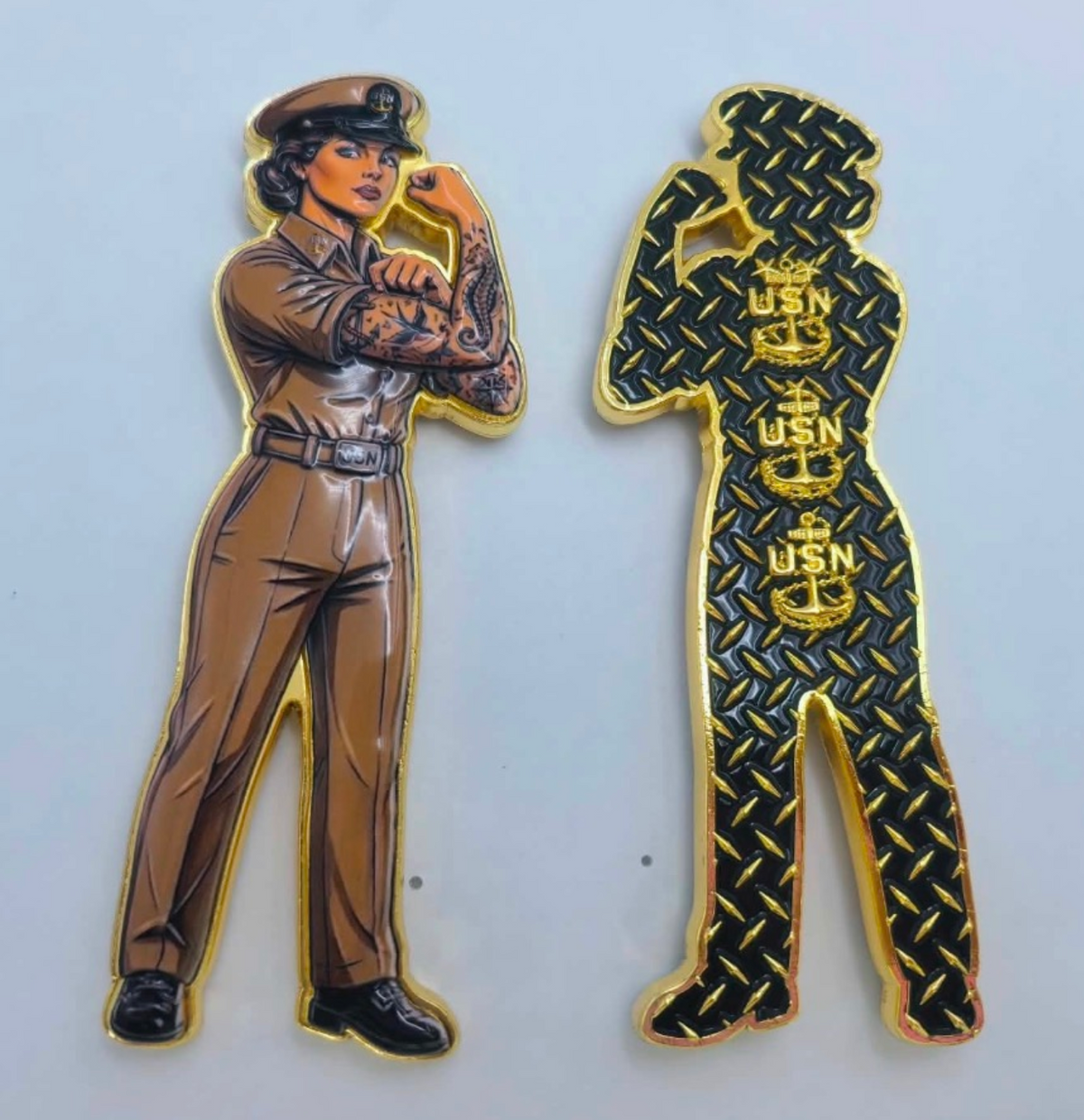 Brown Uniform Challenge Coin