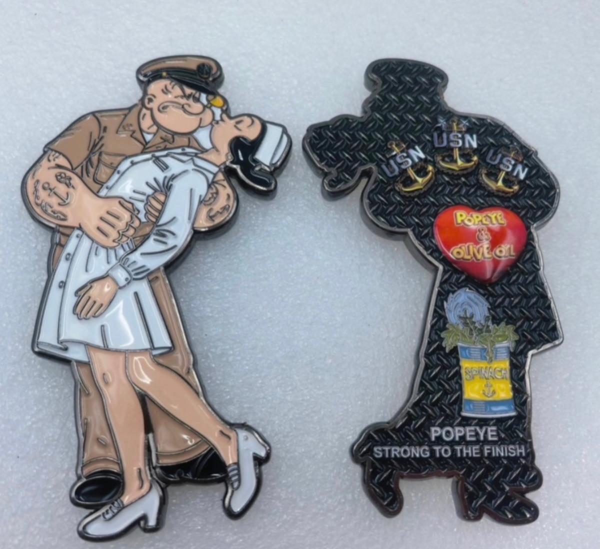 Sailor Brown/White Uniform Challenge Coin
