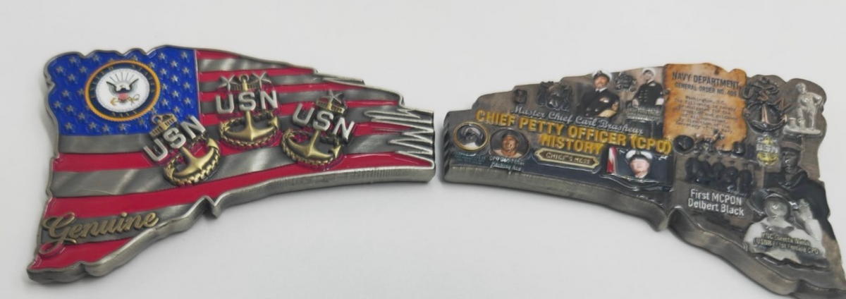 American Flag Challenge Coin